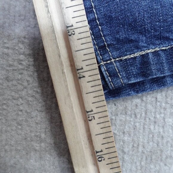 Vintage Southpole Shorts 34 Blue Denim Baggy Loose Y2K - Picture 4 of 10